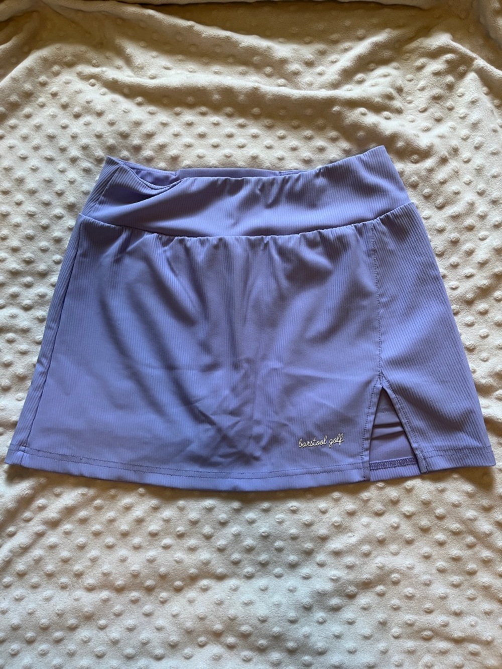 Lavender Athletic Mini Skort with Side Slit
